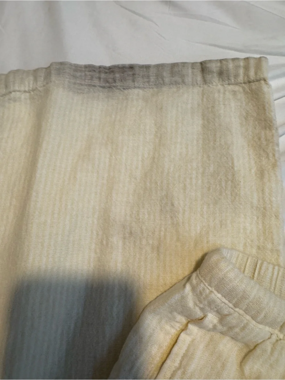 Old Navy Cream Corduroy Kids Wide-Leg Pants